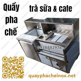 quầy pha chế, quầy pha chế inox, quầy inox, quầy pha chế cafe, quầy pha chế cà phê, quầy trà sữa, quầy pha chế trà sữa và cafe, quầy trà sữa cafe, quầy cafe sinh tố